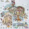 4 Pegatinas de la Serie Havoc Heaven Pegatinas de Paisaje en Miniatura Pegatinas DIY Tridimensionales Mismo Estilo de Xiaohongshu Pegatinas de Descompresión