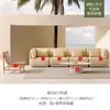 Muebles de Exterior Creativos Impermeables Combinación para Alojamiento Rural Silla de Mimbre Sofá Individual Doble Mesa y Sillas de Comedor Sillón de Terraza Silla de Balcón
