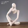 Ornatos Criativos de Figuras Abstratas Douradas e Prateadas Eletrodepositadas, Decorações para Estante e Sala Modelo, Artesanato em Resina, Adereços de Fotografia