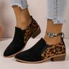 Zapatos de Moda Versátiles y Cómodos para Mujer Primavera y Otoño 2025 Diseño Nicho Casual Punta Afilada Tacón Grueso Zapatos de Mujer