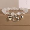 Pulsera de Campana de Corazón de Gato Lindo Popular de Celebridad de Internet Diseño Nicho Femenino Regalo para Mejores Amigas para Hermanas y Estudiantes Pulseras