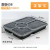Caja de Almuerzo Desechable con Cerradura Antirrobo, Caja de Almuerzo Estudiantil con Múltiples Compartimentos, Caja para Llevar de Restaurante con Tapa, Fabricante de Caja Bento Cuadrada Engrosada