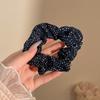 Scrunchie de Renda Francesa para Mulheres, Lenço Quadrado Oversized Estilo Coreano, Acessório de Cabelo Durável de Alta Qualidade