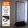 Valla Luminosa Vertical con Iluminación Doble Cara, Recargable para Exteriores, de Pie, Móvil, Impermeable, Película Suave UV, Caja de Luz Publicitaria de Lona