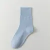 100% AlgodónCalcetines Blancos para Mujer Verano Delgados Hasta la Pantorrilla Algodón Puro con Agujeros Zapatos Sin Costuras Anti-pilling Calcetines Cortos