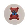 Molde de Silicone Urso Bolo Dobrável Chocolate Argila Ultra Leve Molde Decorativo Molde de Assar DIY