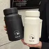Copo térmico de alto valor para amantes portátil resistente a altas temperaturas copo de dupla bebida simples nicho ins copo de bebida de grande capacidade