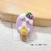 Alimentos de simulación con temática de helado DIY, nuevos pasadores para el cabello infantiles, accesorios para el cabello, decoraciones para zapatos, hebillas de dibujos animados para zapatos y pequeños accesorios hechos a mano