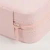 Brincos Pequenos Portáteis, Brincos, Caixa de Joias, Caixa de Armazenamento, Bolsa com Zíper, Caixa de Armazenamento para Embalagem de Anéis, Princesa Youshi