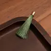 6CM tamaño pequeño peso imitación metal borla borla accesorios para el cabello de niños colgante borla marcapáginas borla venta al por mayor