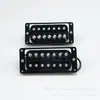 Pastilla de guitarra doble bobina pastilla de guitarra eléctrica negra amarilla marco exterior negro