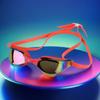 Nuevas gafas de natación para entrenamiento profesional de competición, unisex, HD, impermeables, antivaho y con revestimiento de color.