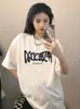Camiseta de Algodão Puro Solta de Manga Curta 200 Tamanho Grande Primavera e Verão Design Coreano Slim Moda Nicho Tops Tendência