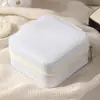Elegante Joyero de Capas, Portátil, Compacto, Caja de Almacenamiento de Joyas para Viaje Anti-Oxidación, Joyero de Cuero para Anillos y Pendientes
