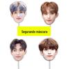 Seventeen Li Shuomin Shake Voice Live Wedding Máscara de mão engraçada deve ajudar a vizinhança a descobrir