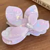 Nuevos Accesorios para el Cabello de Moda para Viajes Diarios Flor Tridimensional Clip de Acetato Imitación Clip de Cola de Caballo de Moda Simple de Gama Alta Accesorios para el Cabello