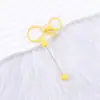 Nuevo Llavero de Cuentas DIY Llavero Metálico Colorido Colgante para Cubierta de Teléfono Móvil y Auriculares Lindo Llavero de Cuentas