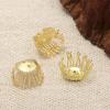 Carimbo Coração de Flor de Cobre Fundido diy Carimbo de Cabelo Feito à Mão Acessórios Cor Antiga Dourado Prata Grampo de Cabelo Niang Material para Acessórios de Cabelo Feitos à Mão