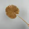 Hoja de Girasol Hoja de Planta Marrón Verde Hojas de Planta Muebles Suaves Adornos para Sala de Estar Escenario de Boda Ventilador de PU Hoja de Girasol