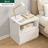 Armario de noche pequeño moderno minimalista para uso doméstico, estante de almacenamiento de noche mini moderno simple para dormitorio