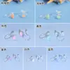 Pendientes de Resina Symphony Aurora Love para Agujeros de Oreja, Pequeños, Dulces y Lindos Pendientes, Pendientes Pequeños Frescos para Chicas Anti-Bloqueo