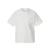 Camiseta de Manga Curta da Marca Tendência Estilo Americano Nanxia Verão Casual Gola Redonda Bolso com Patch de Rebite Camiseta Simples de Meia Manga