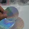 Fundo de Papel para Insígnia de Flash Duplo Ouro Escovado com Glitter Prata com Glitter Branco Papel Escovado Insígnia de Papel Flash Refletivo Base Inferior Papel Base
