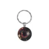 Moda europea y americana joyería nueva deseo Amazon AliExpress ebay popular 12 constelaciones llavero venta al por mayor
