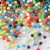 Los fabricantes suministran juego de línea de alfiler de perla de colores equipo de pesca pin cuenta de 4 mm Pin Pin pin de protección ambiental