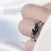 Anillo de Diseño Nicho Original Japonés Estilo Ins Anillo Ajustable Hoja de Arce Anillo de Pareja Anillo para Hombres y Mujeres Par Regalo