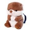 Muñeco Mochila de Nutria Marina Suave y Lindo Regalo de Cumpleaños Lindo Juguete de Peluche Bolsa para Niños de Guardería