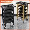 Nuevo Carrito de Peluquería, Carrito de Herramientas para Salón de Belleza, Estante de Almacenamiento Multifuncional, Carrito de Peluquería, Carrito para Permanente y Tinte de Barbería Venta al por Mayor