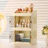 Caja de Almacenamiento para Cosméticos, Estante de Almacenamiento de Múltiples Capas para Tocador, Gabinete Organizador de Escritorio de Alta Gama para Baño y Cuidado de la Piel