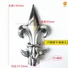 Acero Inoxidable 304 Punta de Lanza Puerta Patio Valla Protectora Balcón Decoración Punta de Lanza Romana Estilo Europeo Cuerno en Forma de Punta de Lanza Adorno