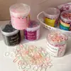 Color Macaron Desechable Banda de Goma Pequeña Lazo para el Cabello de Niñas Diadema Duradera Banda Elástica Alta para el Cabello Accesorios para la Cabeza de Niños