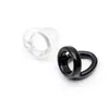 Anillo de Bloqueo de Semen para Hombres Accesorios Sm Juguetes Sexuales para Adultos Venta al por Mayor Anillo para Pene de Doble Apertura Anillo de Restricción para Pene