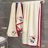 Set de Toallas de Baño Kt Cat para Dormitorio de Niñas y Uso en Casa, Gorro Secador de Pelo Absorbente de Secado Rápido de Coral Fleece, No Suelta Pelusa, Toalla de Playa