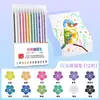 Plumas de Brillo que Cambian de Color para Estudiantes de Primaria, Plumas Fluorescentes No Tóxicas para Tomar Notas, Marcadores Perlados, Plumas de Acuarela Brillantes, Plumas Fluorescentes