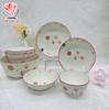 Vajilla de cerámica Jingdezhen de lujo, ligera y esmaltada, ideal para el hogar, con diseño de porcelana de hueso.