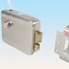 Cerradura de control eléctrico cepillada cerradura de intercomunicador de edificio cerradura de seguridad cerradura de puerta cerradura de puerta antirrobo cerradura eléctrica de un solo cabezal cepillada rodillo