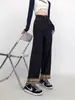 Jeans Retro de Tiro Alto de Pierna Ancha con Forro de Polar para Mujer, Nuevo Estilo Invierno 2026, Corte Recto, Tallas Grandes, Ajuste Holgado, Pantalones Largos Adelgazantes