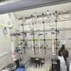 Grelha para Capela de Exaustão Rack Sintético para Gabinete de Exaustão Rack de Fixação de Tubos de Duas Fileiras Material de Aço Inoxidável Material de Haste de Fibra de Vidro