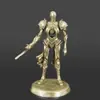 Figurita de Juguete Modelo Soldado Cibernético Tech Punk Futurista de Cobre Sólido Vintage, Adorno de Cobre para Escritorio para Hombres
