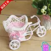 Cesta de flores de mimbre de plástico para triciclo, cubo de flor de ciruelo, cesta de flores para triciclo