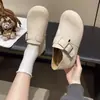 Sapatos femininos estilo Birkenstock, com sola grossa, que aumentam a altura, totalmente fechados, nova coleção de primavera 2026, mocassins de calçar, sapatos individuais Birkenstock