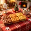 Galleta tipo sándwich de refresco simulada accesorios de resina comida en miniatura juguete adornos imanes para refrigerador DIY colgantes para llavero decoraciones