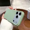 Funda de Silicona para Teléfono Móvil Color Puro Mate TPU Suave Todo Incluido Anti-Caída Protectora para iPhone 17 Air / 17 Pro Max