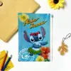 Bolsa de Cremallera de PVC de Dibujos Animados de Hojas Sueltas, Bolsa de Hojas Sueltas B6 con Impresión Completa a Color, Núcleo Interior, Bolsa de Almacenamiento de Goma Blanda, Personalización