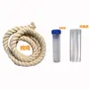 Kit de coleta de saliva de porco com corda de algodão grossa, esterilizado em alta temperatura, para amostragem e coleta de saliva de porco em fazendas de animais