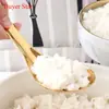 Colher de Arroz de Aço Inoxidável Banhada a Titânio Criativa Colher Doméstica Colher de Arroz Espessada para Cantina Colher Grande de Cozinha Utensílios de Mesa